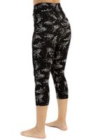 Buttery-Soft High-Waist Star Dust Capri Leggings