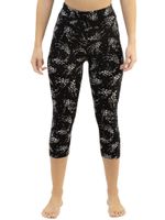 Buttery-Soft High-Waist Star Dust Capri Leggings