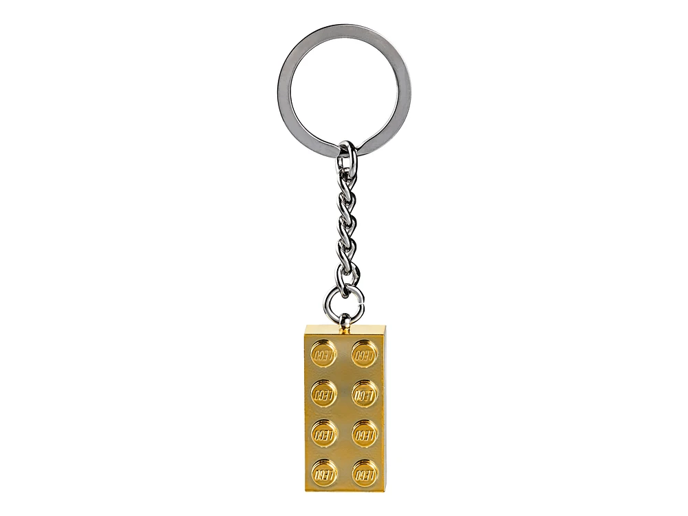 LEGO® Gold 2x4 Stud Key Chain