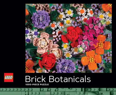 Puzzle de 1000pices Fleurs en briques