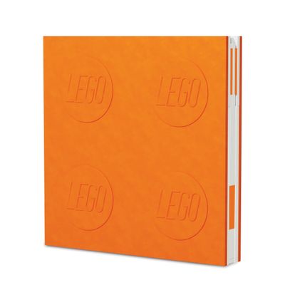 Carnet et stylo  encre gel  orange