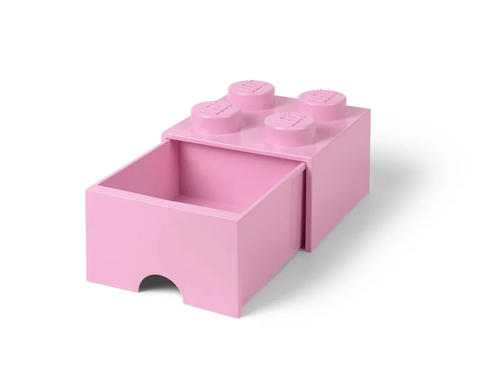 LEGO® 8-Stud Storage Brick – Aqua Blue