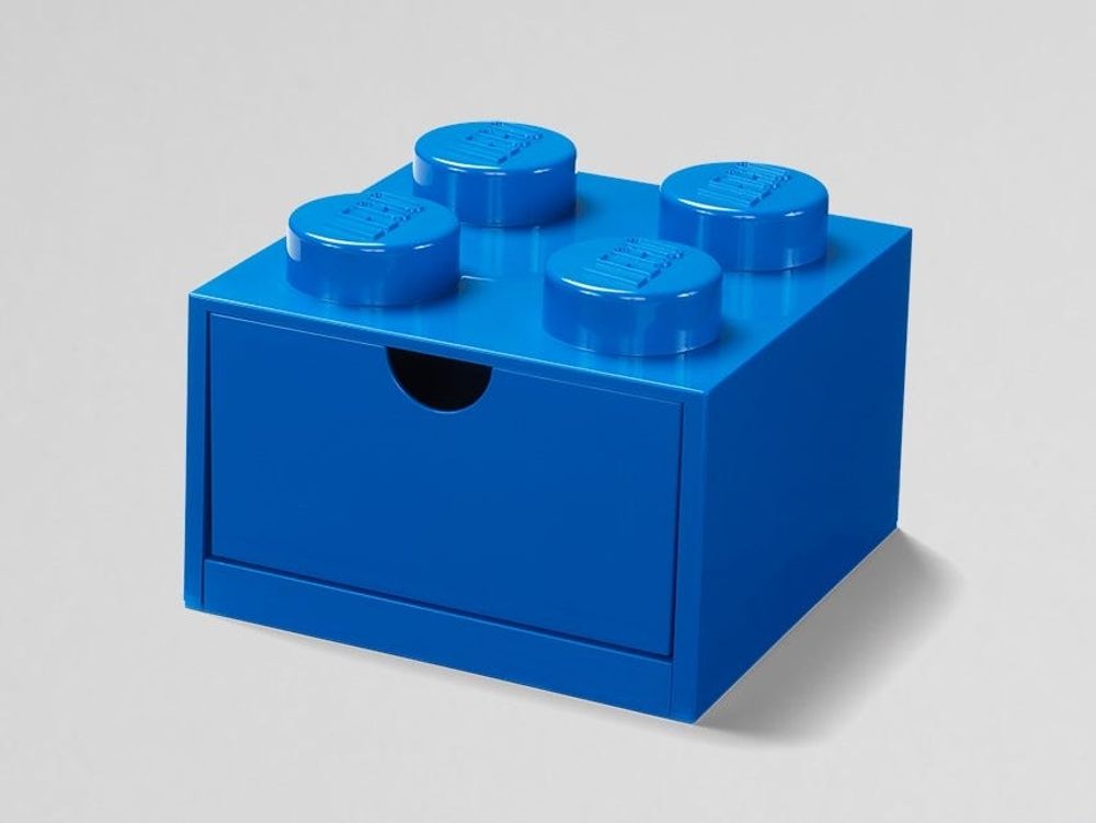 LEGO 4-Stud Blue Desk Drawer