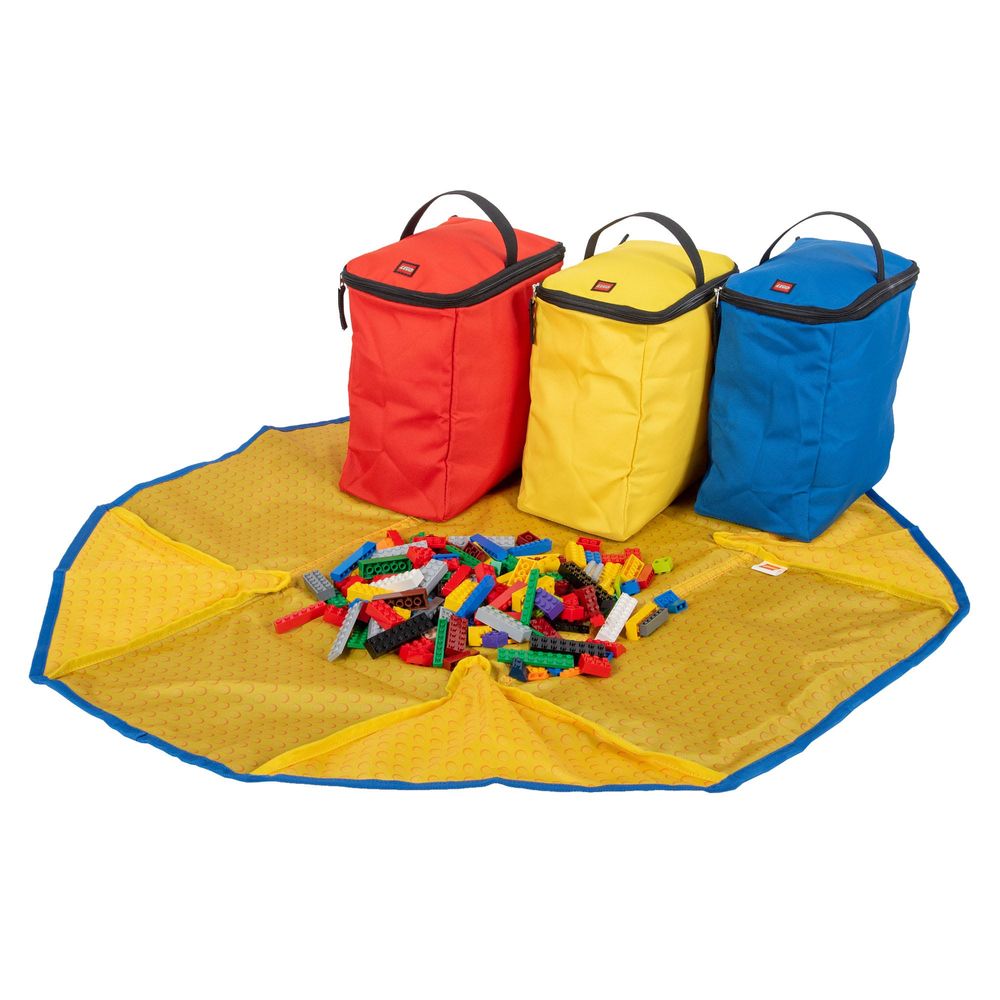 LEGO® Iconic 4-Piece Organizer Tote and Playmat