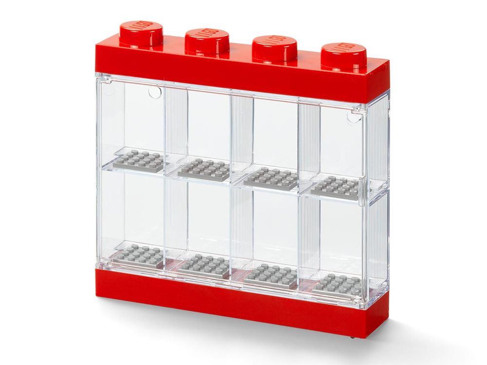 8-Minifigure Display Case - Red