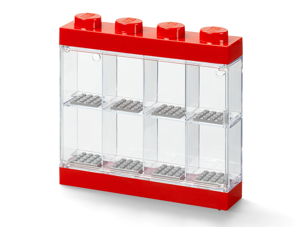 8-Minifigure Display Case – Red