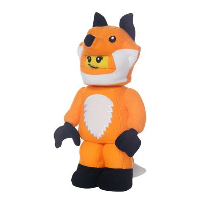 Peluche La fille en costume de renard