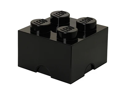 4-Stud Storage Brick – Black