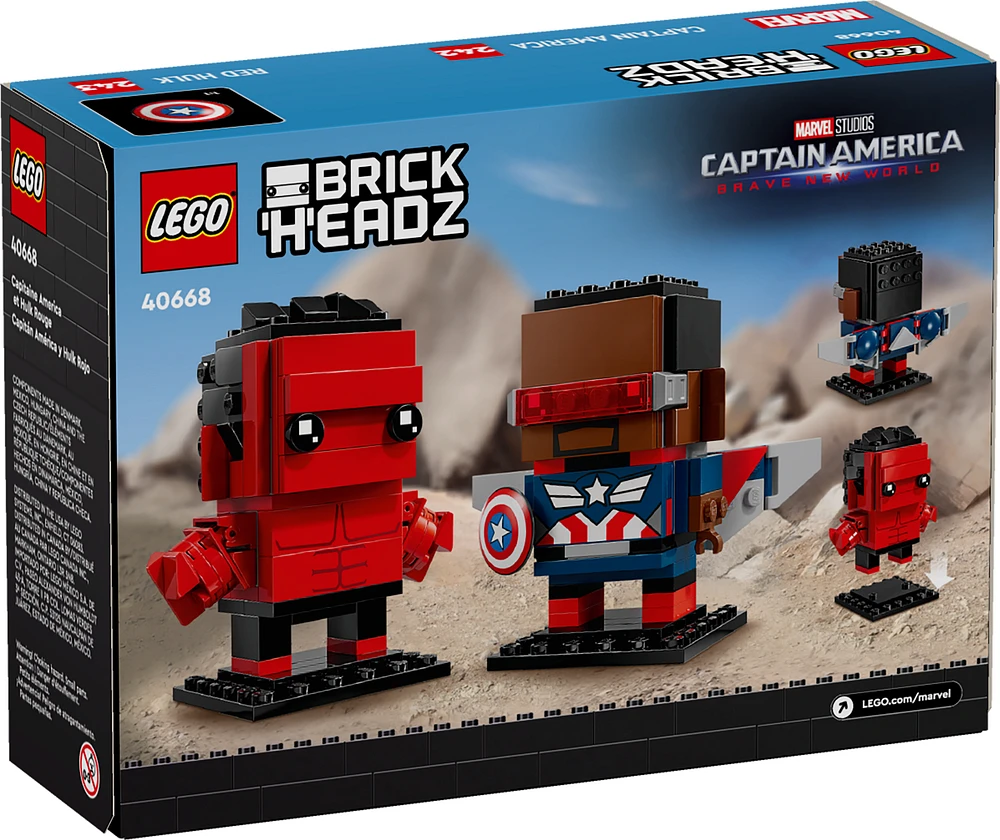 Captain America & Red Hulk Figures