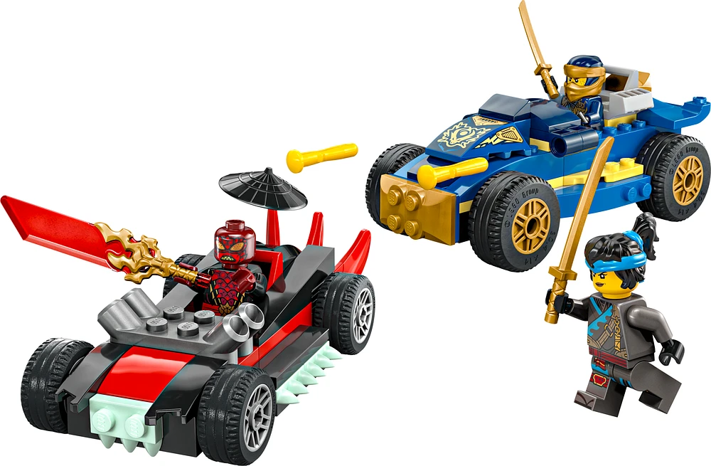 Rogue vs. Drix Race Car Duel
