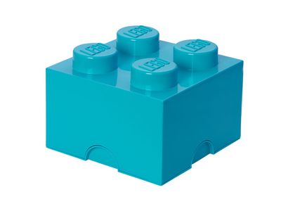 4-Stud Storage Brick Azure Blue