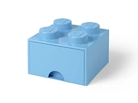 4-Stud Brick Drawer – Light Blue