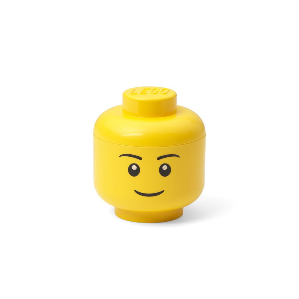 Mini Storage Head Boy Bright Yellow