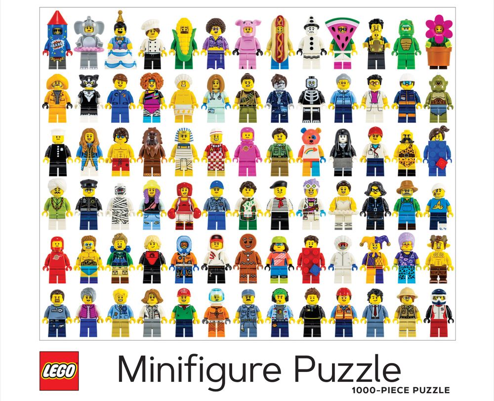 Minifigure 1,000-Piece Puzzle