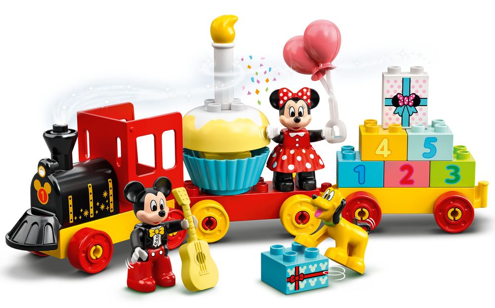 Le train d'anniversaire de Mickey et Minnie