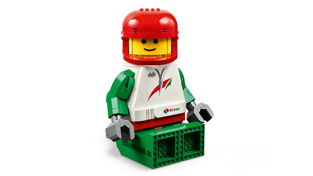 Up-Scaled Racing Driver Minifigure