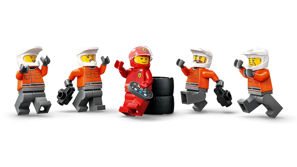 F1® Pit Stop & Pit Crew with Ferrari Car