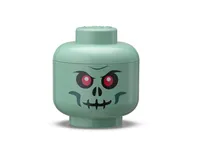 Mini Skeleton Storage Head - Green