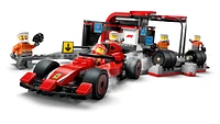 F1® Pit Stop & Pit Crew with Ferrari Car