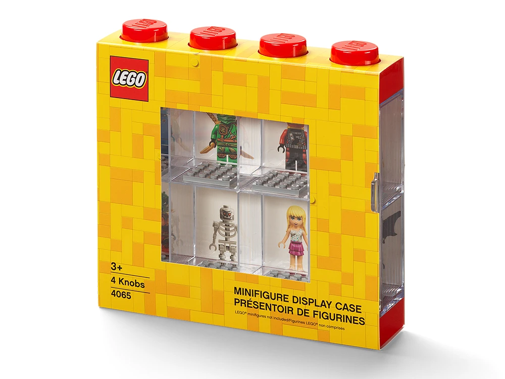 8-Minifigure Display Case – Red
