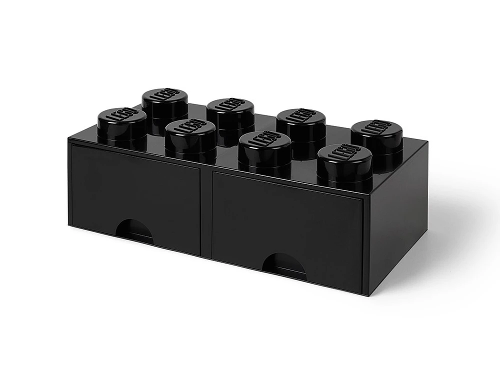 LEGO® 8-Stud Black Storage Brick Drawer