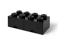 LEGO® 8-Stud Black Storage Brick Drawer