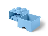4-Stud Brick Drawer – Light Blue