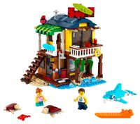 La maison sur la plage du surfeur