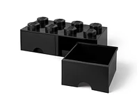 LEGO® 8-Stud Black Storage Brick Drawer