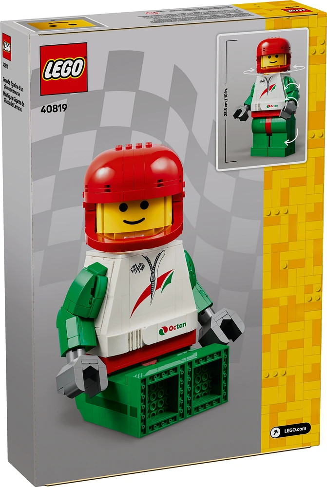 Up-Scaled Racing Driver Minifigure