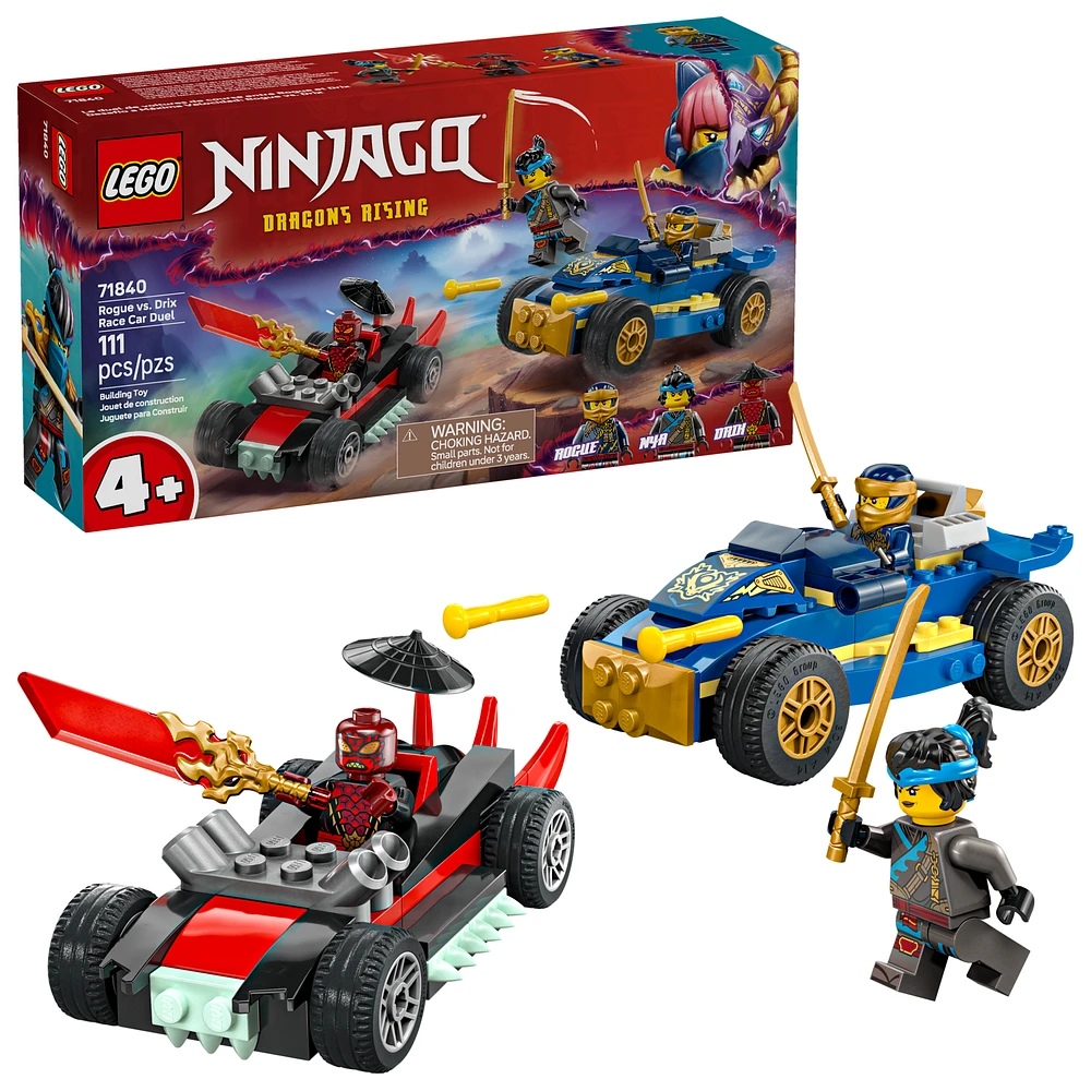 Rogue vs. Drix Race Car Duel