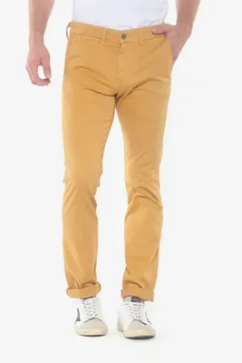 Pantalon chino slim Jas moutarde