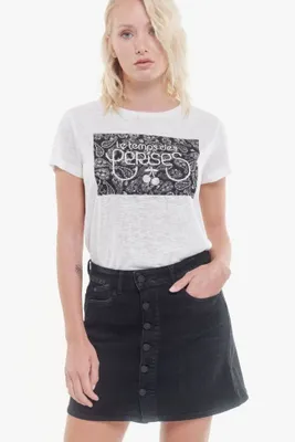 Jupe en jeans Beluga noire