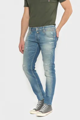 Winkler 700/11 adjusted jeans destroy vintage bleu N°3