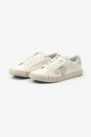 Baskets Austin à motif python beige rosé