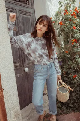 Sweat Jil tie and dye gris