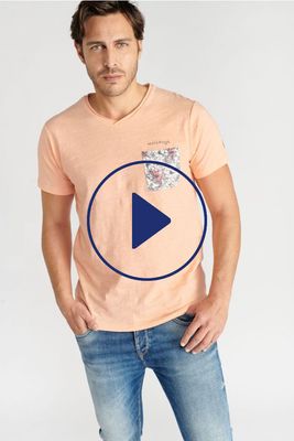 T-shirt Tosa abricot