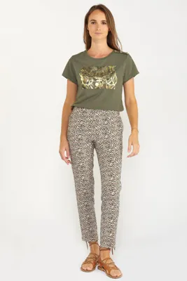 Pantalon Ranchy à motif fleuri