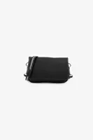 Mini sac à bandoulière imprimée Jade noir