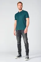 Polo Aron bleu canard