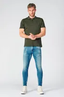 Polo Aron vert kaki