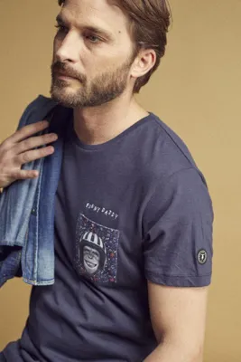 T-shirt Lesin bleu marine