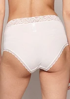 Culotte taille haute Bordure dentelle (3 pour 36$)