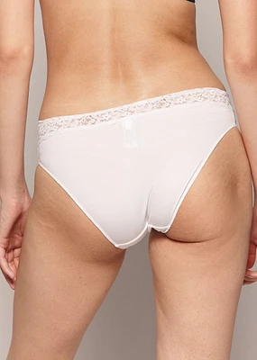 Culotte bikini bande dentelle (3 pour 36$)