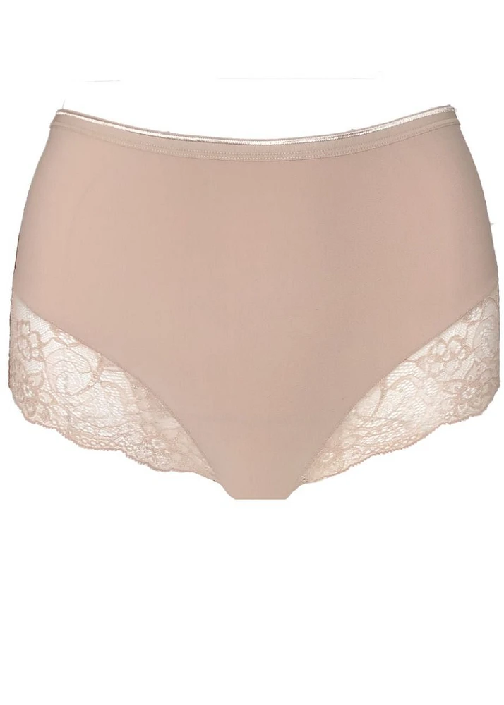 Culotte Haute Coupe Laser et dentelle (3 pour 36$)