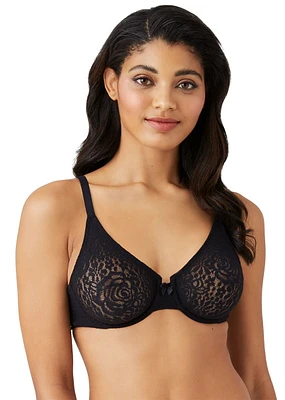 Halo lace underwire bra