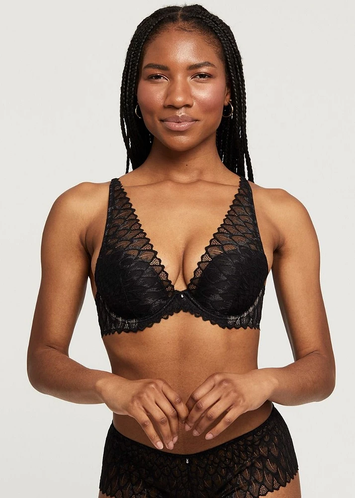 Soutien-gorge plongeant Lacy Essentials Mystique