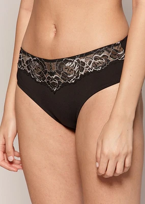 2 Tones Lace Bikini Panty (3 for 36$)