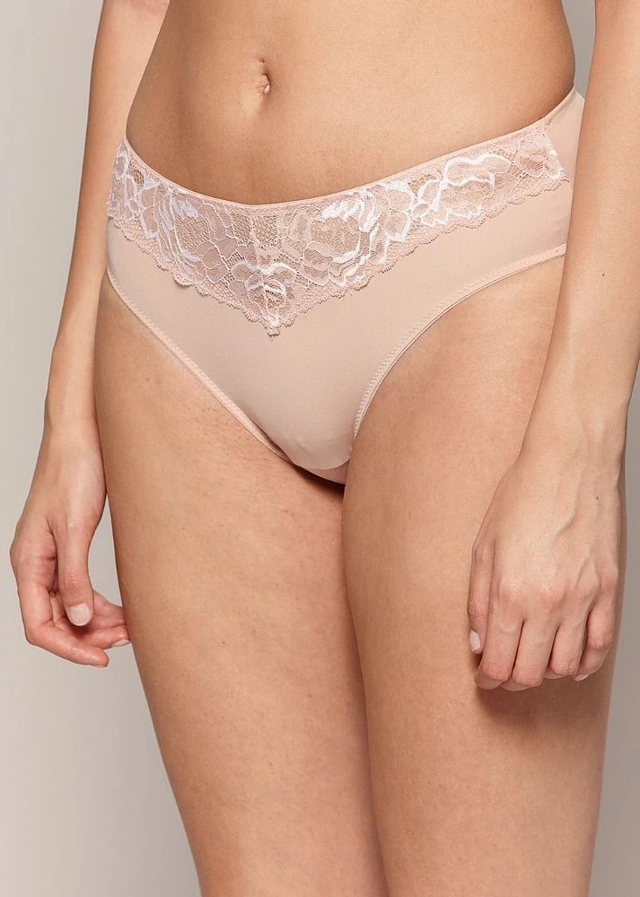 Culotte Bikini dentelle 2 tons (3 pour 36$)