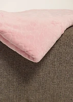 Couverture embossé avec coeurs